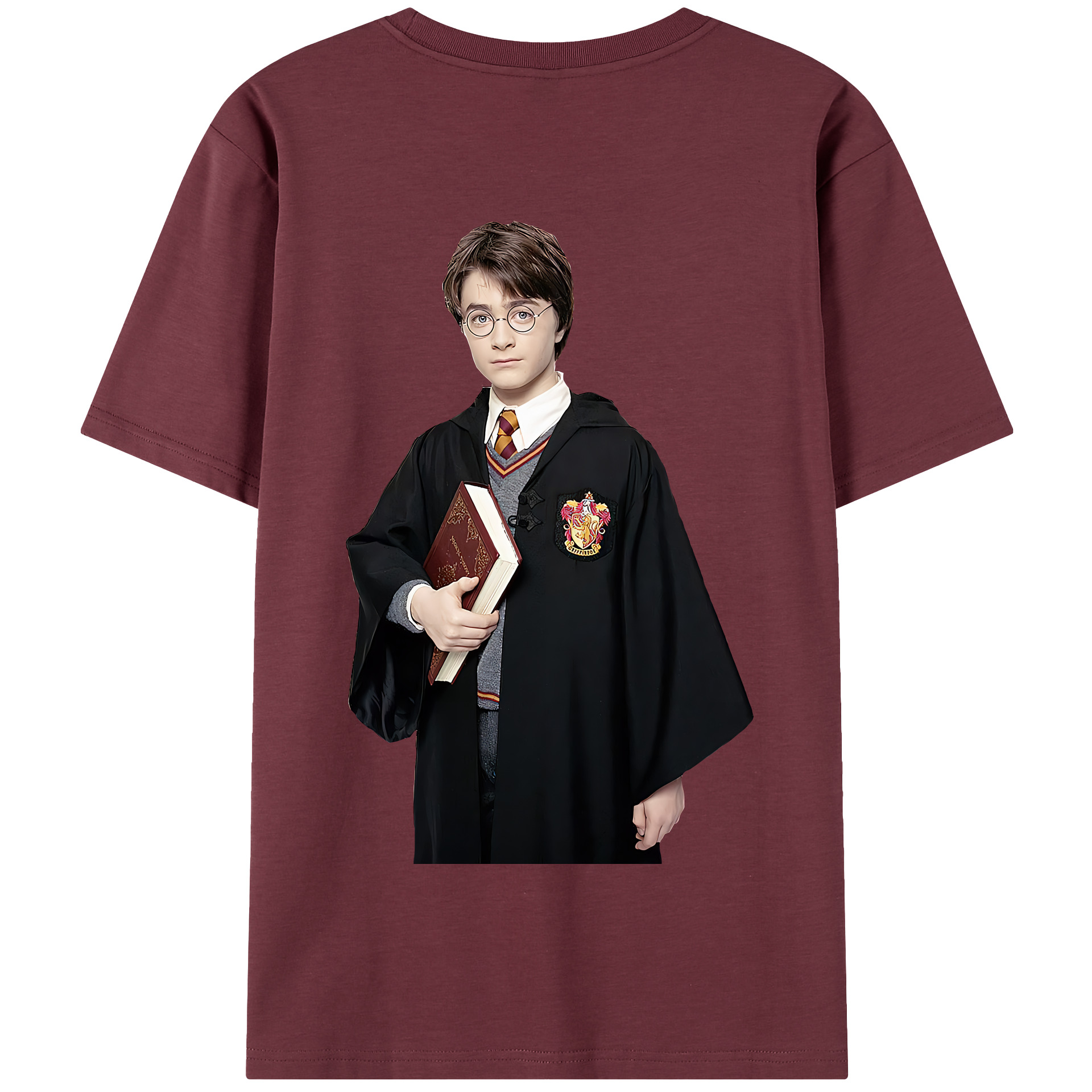 （画像用） Harry Potter ハリー・ポッターシリーズ 綿100％半袖Tシャツ（背面プリント）